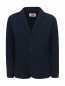 Пиджак трикотажный с накладными карманами Il Gufo  –  Общий вид