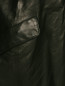 Удлиненная куртка из кожи с боковыми карманами DROMe  –  Деталь