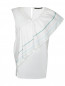 Блуза из хлопка с контрастной отделкой Marina Rinaldi  –  Общий вид