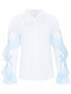 Блуза из хлопка с декоративной отделкой Vivetta  –  Общий вид