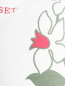 Сумка из хлопка с принтом цветы и лого TWINSET  –  Деталь