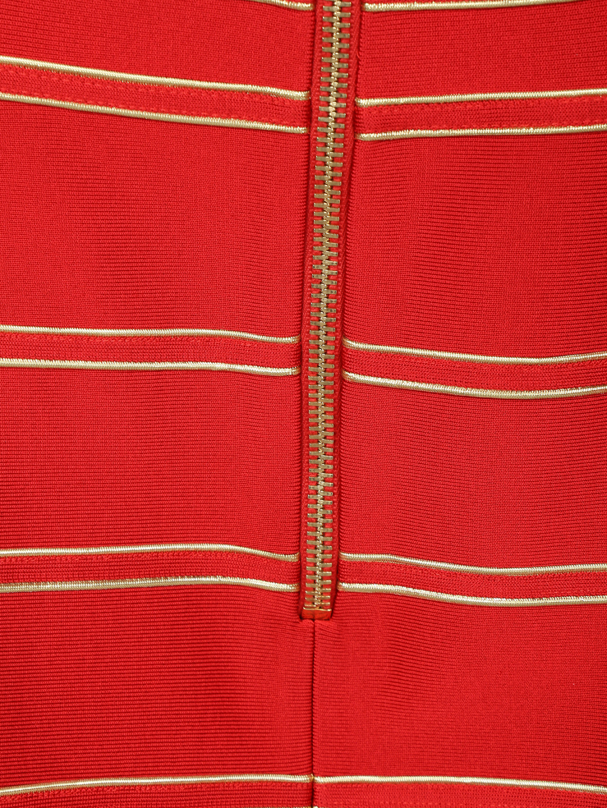 Юбка-мини с декором BALMAIN  –  Деталь1  – Цвет:  Красный