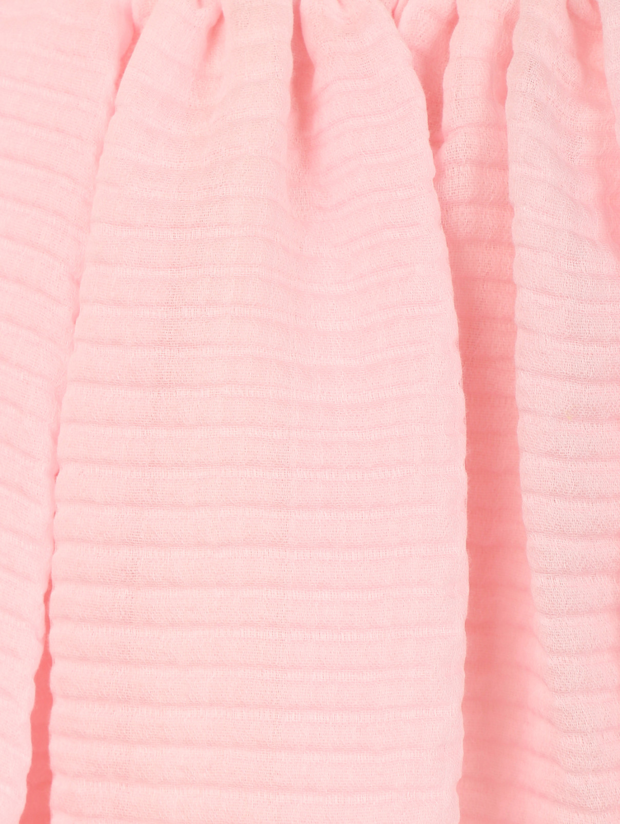 Юбка-трапеция из хлопка Carven  –  Деталь  – Цвет:  Розовый