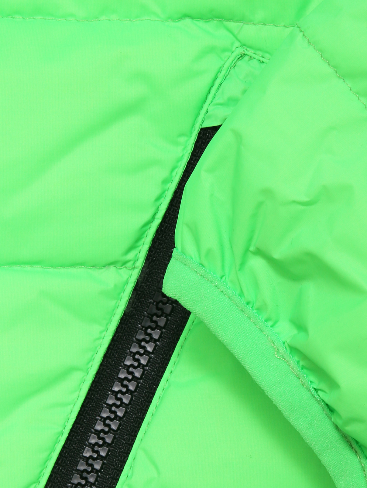 Пуховая куртка с карманами Diesel  –  Деталь1  – Цвет:  Зеленый