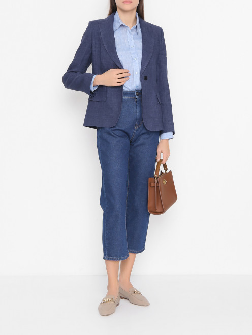Джинсы из темного денима Weekend Max Mara - МодельОбщийВид