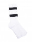 Носки из хлопка с контрастной полоской Marina Rinaldi  –  Обтравка1