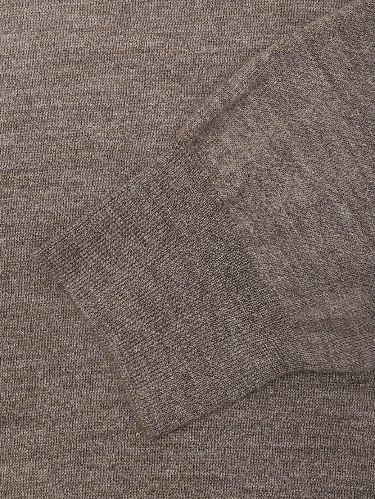 Водолазка из шерсти мелкой вязки LARDINI  –  Деталь1  – Цвет:  Коричневый