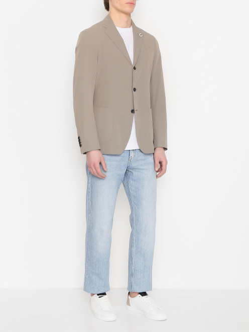Пиджак с накладными карманами LARDINI - МодельОбщийВид