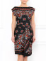 Платье из шелка с принтом "пейсли" Moschino  –  Модель Верх-Низ
