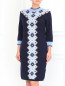 Платье из шерсти с принтом BOSCO  –  Модель Верх-Низ