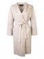 Пальто из кашемира с поясом Marina Rinaldi  –  Общий вид