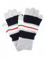 Перчатки мелкой вязки в полоску Armani Junior  –  Общий вид