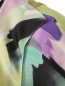 Платье-мини из шелка с абстрактным узором Emporio Armani  –  Деталь
