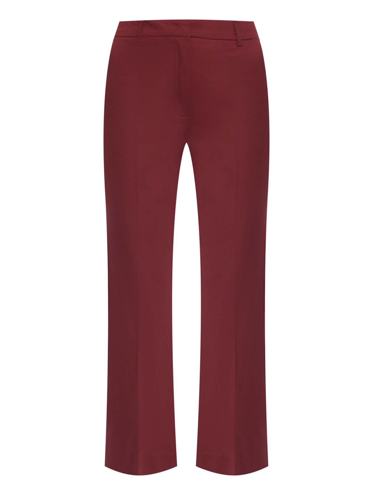 Классические брюки из хлопка Max&Co  –  Общий вид  – Цвет:  Красный
