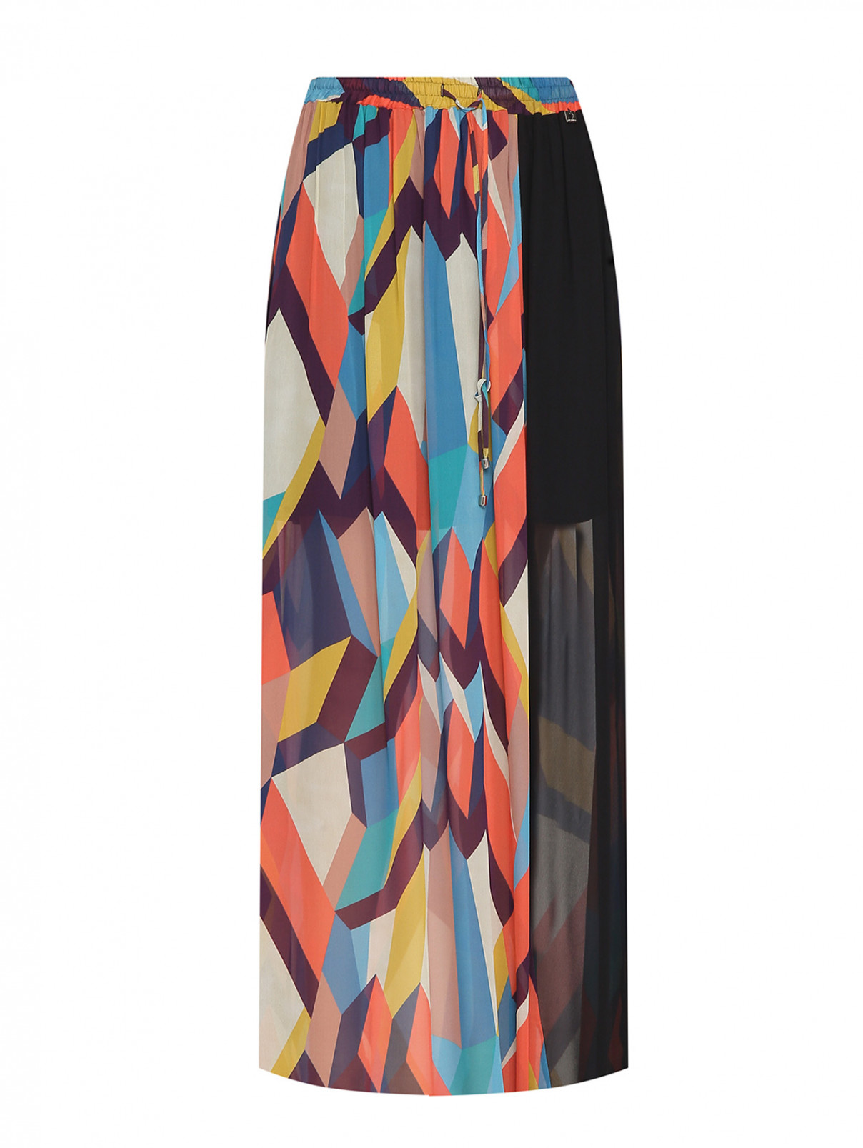 Юбка на резинке с ярким узором TWINSET  –  Общий вид  – Цвет:  Мультиколор