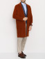 Пальто из шерсти с накладными карманами Etudes  –  МодельОбщийВид