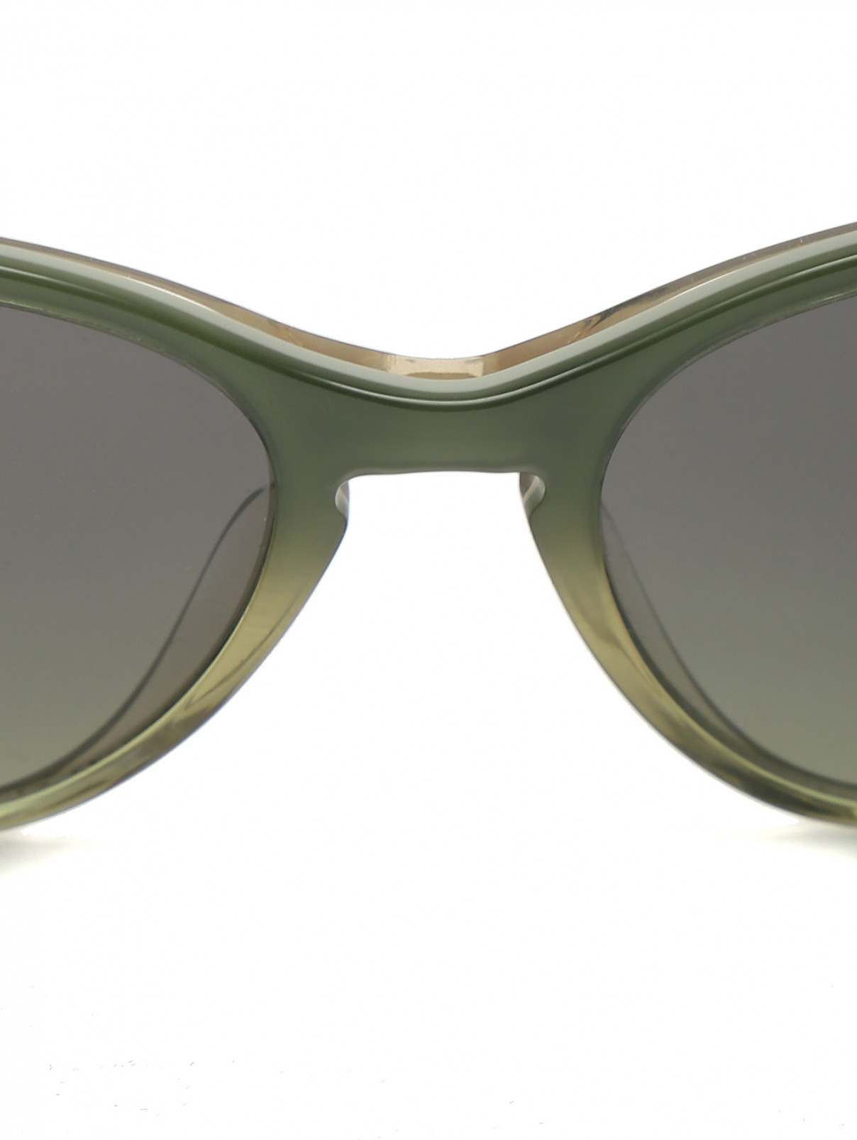 Очки солнцезащитные в пластиковой оправе Oliver Peoples  –  Деталь  – Цвет:  Зеленый
