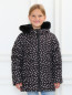 Куртка стеганая утепленная с узором "горох" Dolce & Gabbana  –  Модель Верх-Низ