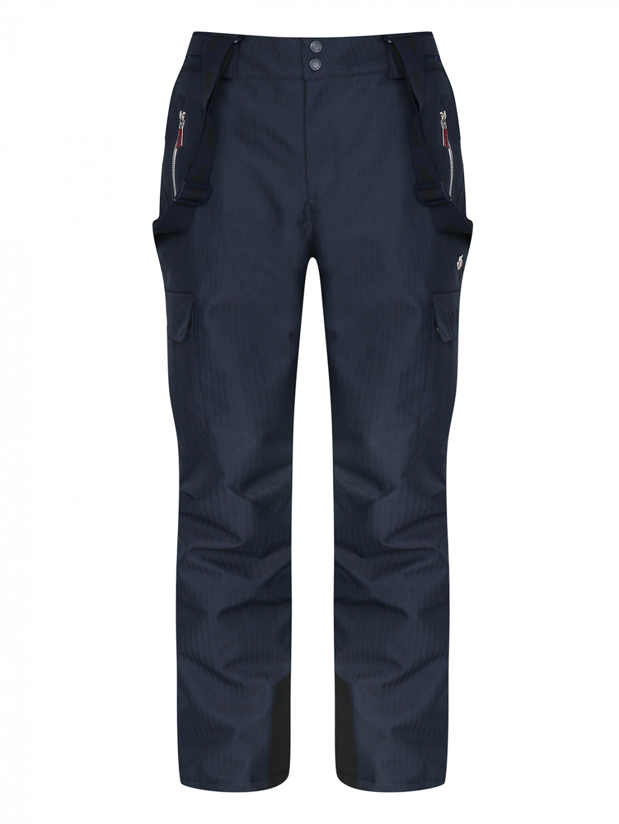 Брюки горнолыжные с боковыми карманами BOSCO  –  Общий вид  – Цвет:  Синий