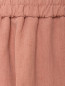 Укороченные брюки из шелка и льна на резинке Etro  –  Деталь