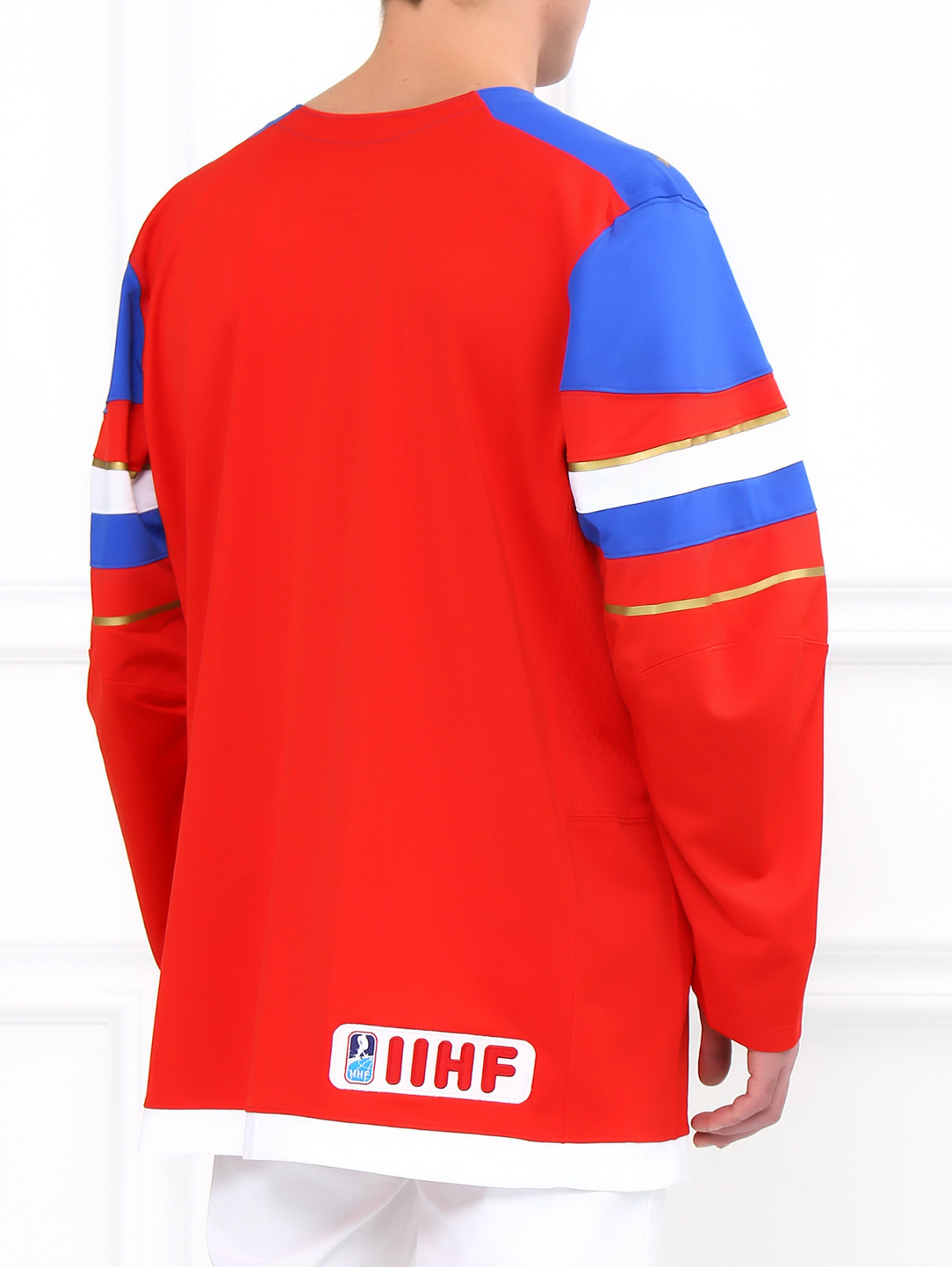 Лонгслив с принтом Sochi 2014  –  Модель Верх-Низ1  – Цвет:  Красный
