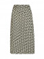 Шерстяная юбка с графическим узором Marina Rinaldi  –  Общий вид