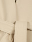 Пальто из шерсти с кожаным жилетом в комплекте Marina Rinaldi  –  Деталь1