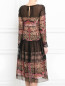 Платье из шелка с кружевной отделкой Alberta Ferretti  –  Модель Верх-Низ1