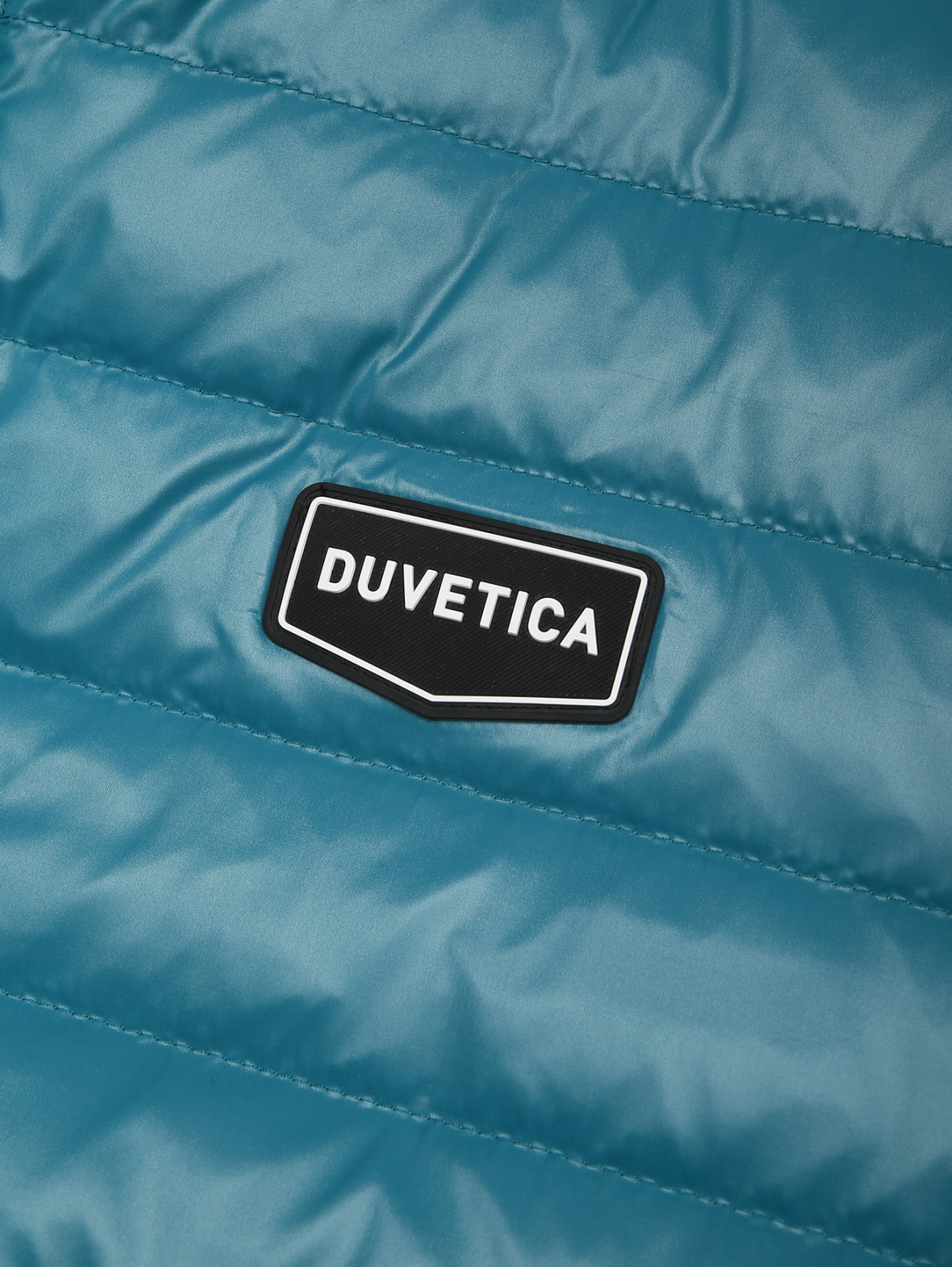 Стеганая куртка на молнии с капюшоном Duvetica  –  Деталь  – Цвет:  Зеленый