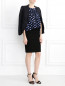Блуза из хлопка и шелка с узором "горох" Moschino Boutique  –  Модель Общий вид