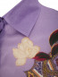 Блуза из шелка и хлопка с узором "пейсли" Etro  –  Деталь