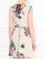 Платье из льна с цветочным узором Sportmax Code  –  Модель Верх-Низ1