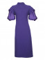Платье-миди из шерсти с короткими рукавами Alberta Ferretti  –  Общий вид
