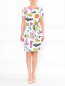 Шелковое платье с принтом Moschino  –  Модель Общий вид