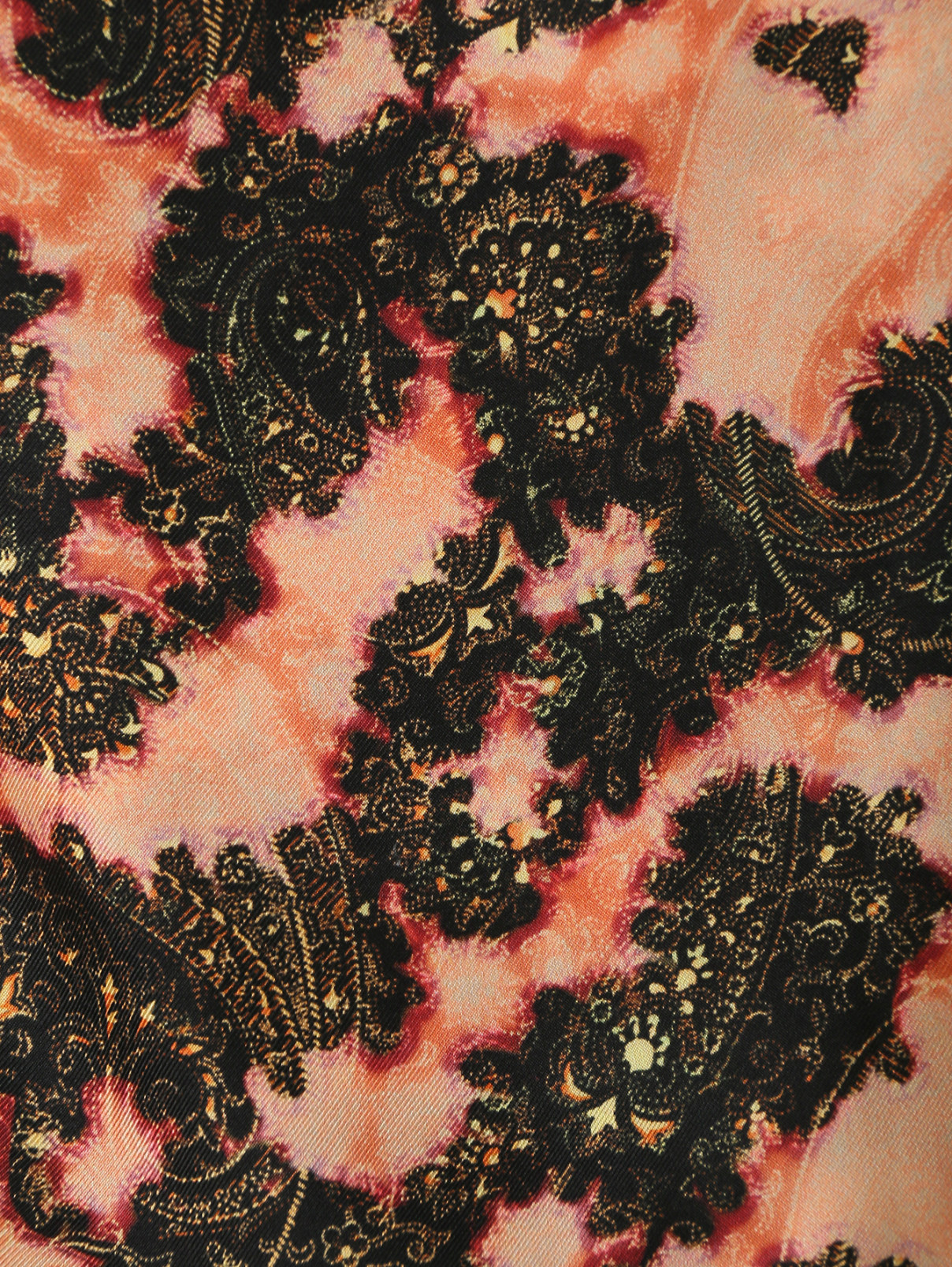Топ из шелка с узором Jean Paul Gaultier  –  Деталь1  – Цвет:  Узор