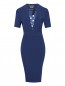 Платье однотонное с коротким рукавом Moschino Boutique  –  Общий вид