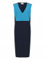 Трикотажное комбинированное платье Persona by Marina Rinaldi  –  Общий вид
