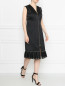 Платье из эластичной ткани на молнии Marina Rinaldi  –  МодельОбщийВид