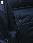 Пуховое пальто с капюшоном на молнии BOSCO  –  Деталь1