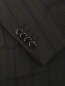 Пиджак однобортный из шерсти с узором "полоска" Etro  –  Деталь