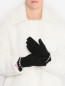 Перчатки с логотипом Karl Lagerfeld  –  МодельОбщийВид