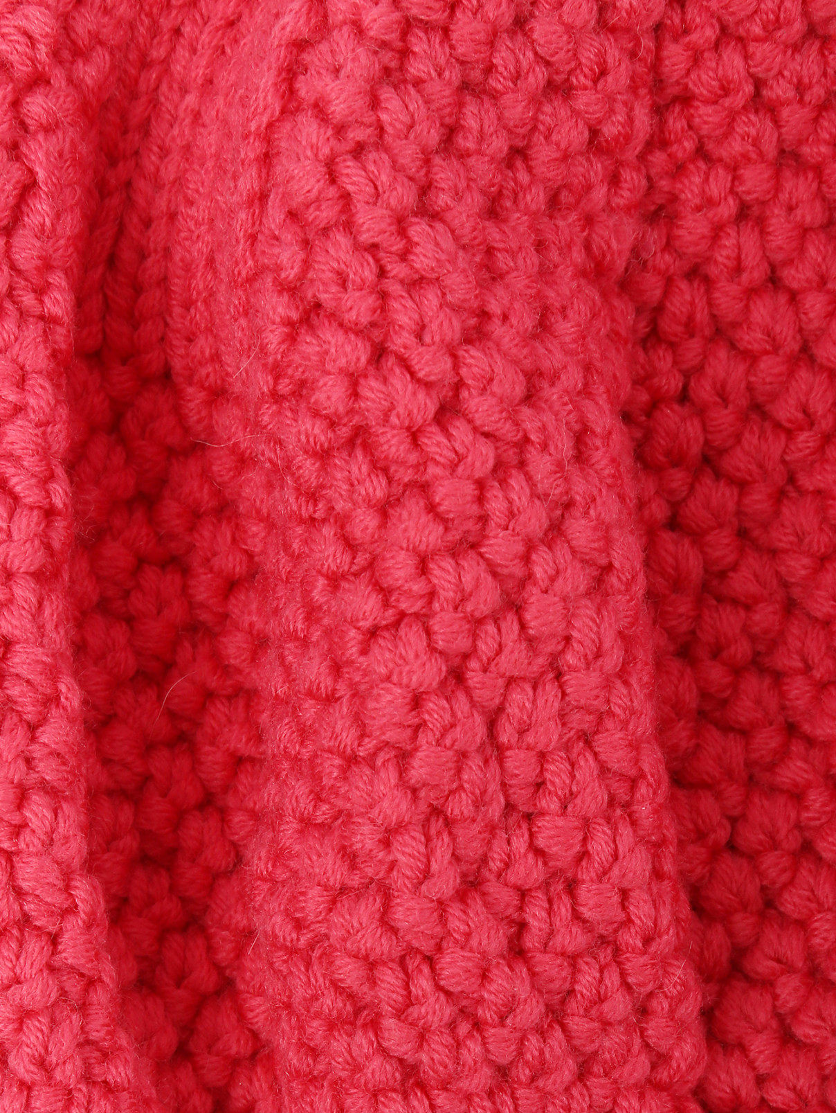 Берет ажурной вязки из шерсти Catya  –  Деталь1  – Цвет:  Розовый