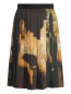 Плиссированная юбка с узором Moschino Couture  –  Общий вид
