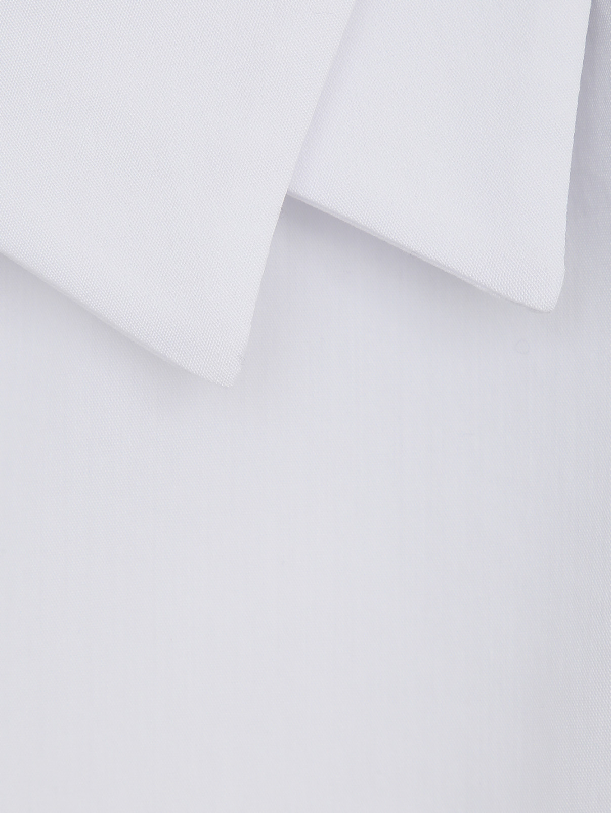 Блуза из хлопка с фигурным воротом Val Max  –  Деталь1  – Цвет:  Белый