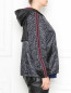 Куртка-ветровка на молнии с капюшоном Marina Rinaldi  –  МодельВерхНиз2