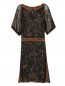 Платье-миди из шелка с асимметричным подолом Barbara Bui  –  Общий вид