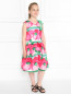 Платье с цветочным узором MiMiSol  –  МодельВерхНиз