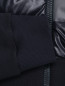 Пуховая куртка с трикотажными вставками Moncler  –  Деталь