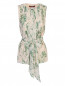 Блуза шелковая с цветочным узором Max Mara  –  Общий вид