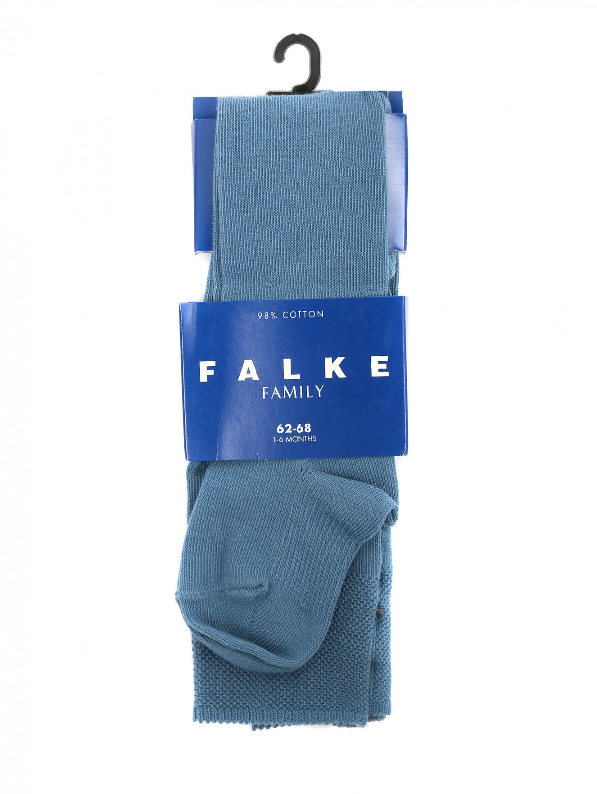 Колготки из хлопка Falke  –  Общий вид  – Цвет:  Синий